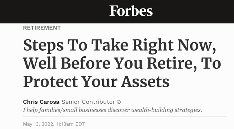 Sagewell CEO sam Zimmerman : steps to take right now, well before you retire, to protect your assets